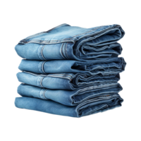 AI generated Blue jeans isolated on transparent background png