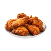 AI generated Fried chicken png isolated on transparent background