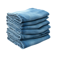 AI generated Blue jeans isolated on transparent background png