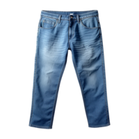 ai gegenereerd blauw jeans geïsoleerd Aan transparant achtergrond PNG