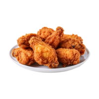 AI generated Fried chicken png isolated on transparent background