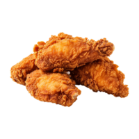 AI generated Fried chicken png isolated on transparent background