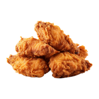 ai generado frito pollo png aislado en transparente antecedentes