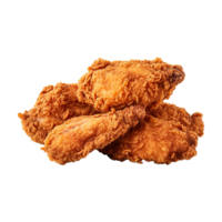 ai gerado frito frango png isolado em transparente fundo