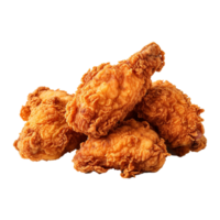 AI generated Fried chicken png isolated on transparent background