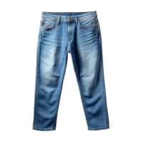 ai gerado azul jeans isolado em transparente fundo png