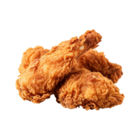 AI generated Fried chicken png isolated on transparent background