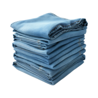 ai gerado azul jeans isolado em transparente fundo png