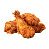 AI generated Fried chicken png isolated on transparent background