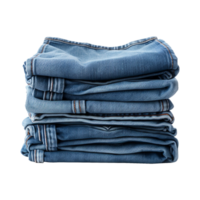 ai generato blu jeans isolato su trasparente sfondo png