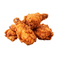 AI generated Fried chicken png isolated on transparent background