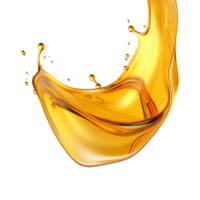 AI generated Abstract lubricant oil isolated on transparent background png