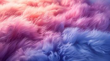 AI generated Close Up View of Multicolored Fur photo