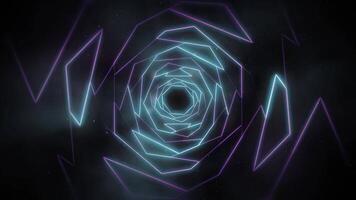 a dark background with a vortex in the center video