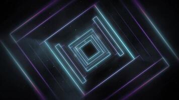 a dark background with a square shape in the center video