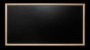 AI generated Blank and spotless chalkboard, perfect for writing photo