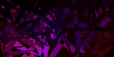 Light blue, red vector texture with random triangles.