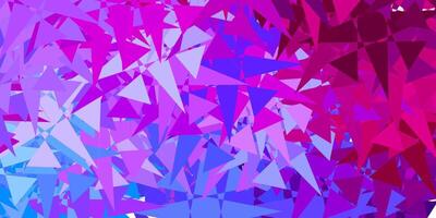Light Blue, Red vector background with polygonal forms.