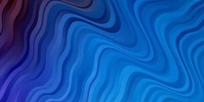 Light Pink, Blue vector backdrop with bent lines.
