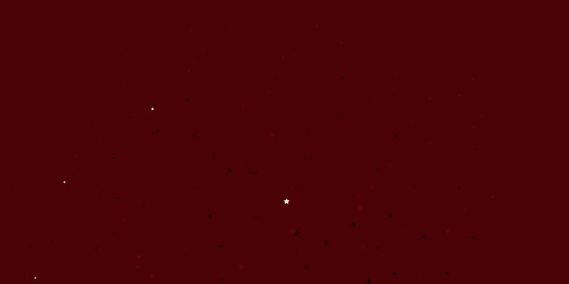 Dark Purple vector background with small and big stars.