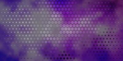 Light Purple vector background with spots.