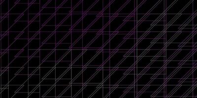 Dark Purple vector background with lines.