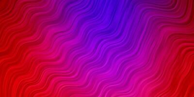 Dark Pink, Red vector background with wry lines.