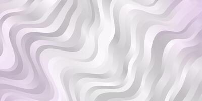 Light Purple vector pattern with curved lines.