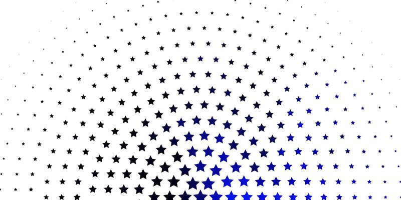 Light BLUE vector pattern with abstract stars.