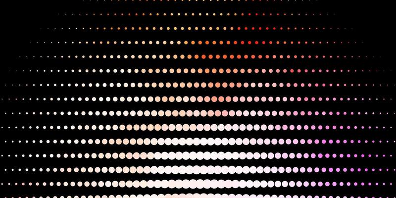 Dark Pink, Yellow vector backdrop with dots.