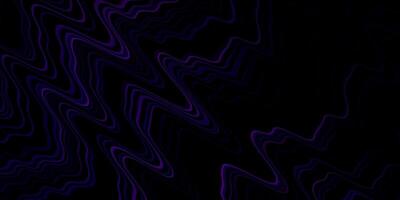 Dark Purple vector layout with curves.