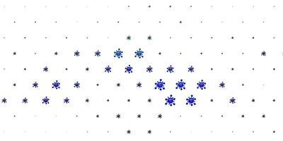 Light Multicolor vector template with flu signs.