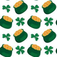 Fun and colorful St. Patrick's Day patterns vector