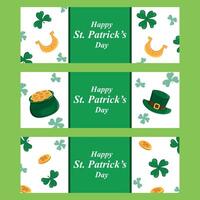 Beautiful St. patrick's day brochure for web and print vector