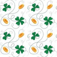 Fun and colorful St. Patrick's Day patterns vector