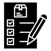 Stock Audit icon line vector illustration