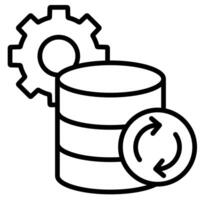 IT Recovery icon vector illustration