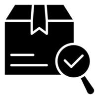 Stock Control icon line vector illustration