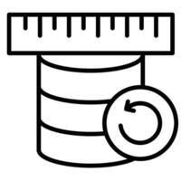 Backup Measures icon vector illustration