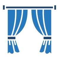 Curtains and Drapes icon vector illustration