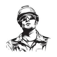 Construction Worker Vector Art, Icons, and Graphics