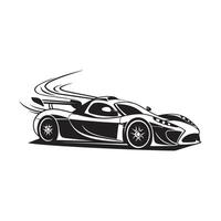 Sports car silhouette logo design sports car vector