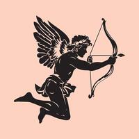 Illustration Of a Cupid vector