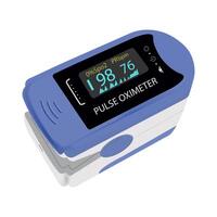 Blood Oxygen Saturation Level Monitor with Heart Rate Detection Medical Device vector