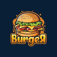 burger vector illustration