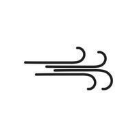 Wind logo vector symbol design