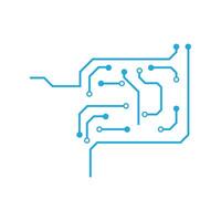 Circuit logo vector element symbol and design