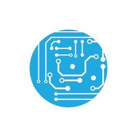 Circuit logo vector element symbol and design