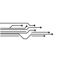 circuito logo vector elemento símbolo y diseño