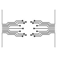 Circuit logo vector element symbol and design